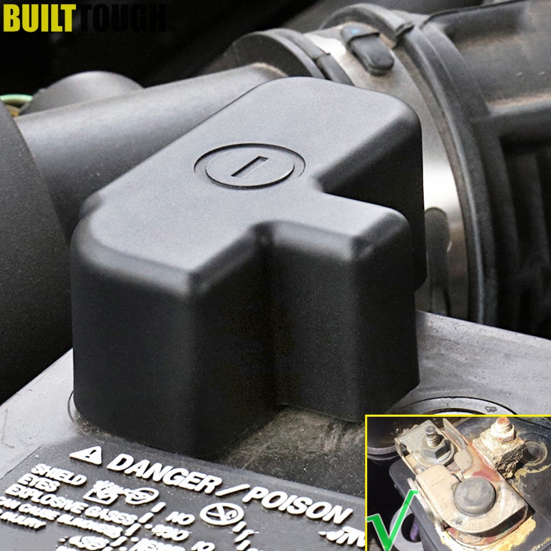 Wire Connector Cap - カーエンジンバッテリー充電式端子カバーキャップフォードエクスプローラー2011-2018ケーブルプロテクター2012 2013 2014 2015 2016 2017