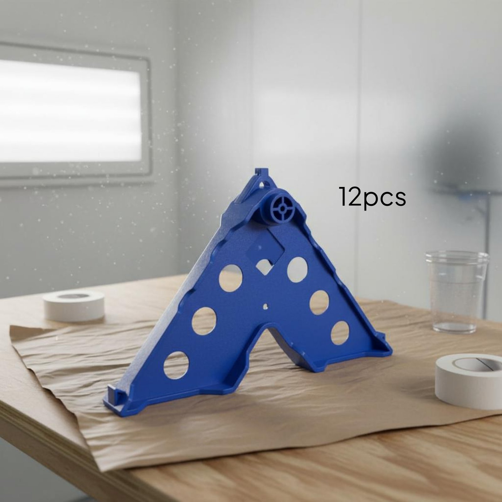 Home Improvement In - 3ピースピラミッドペイントスタンド、ワークピースを高め、塗装をサポートします、ホームセンター用品、再利用可能、お手入れ簡単