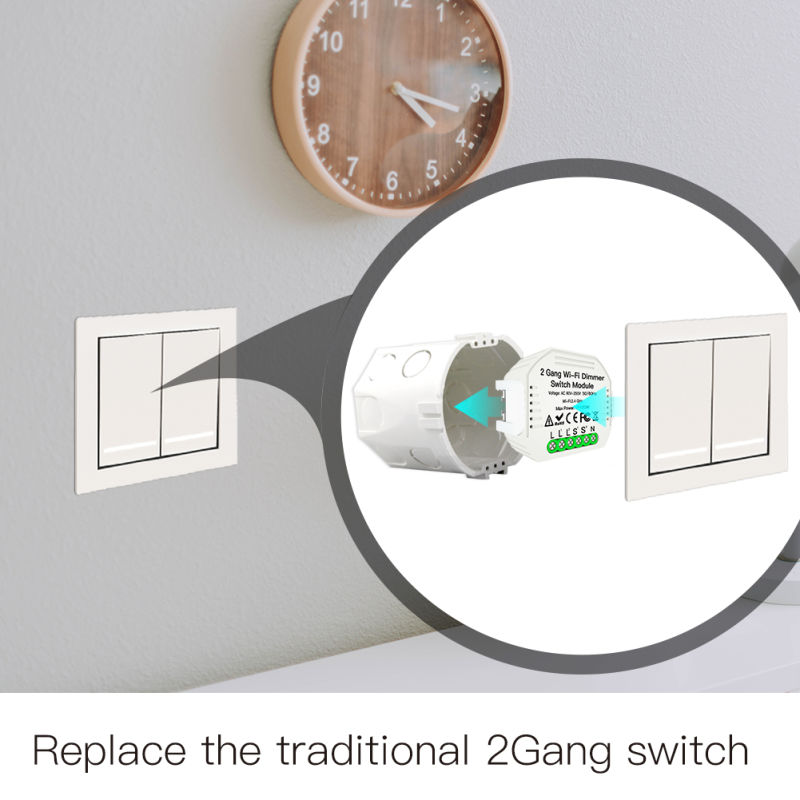 2Gang Wifi 調光スイッチモジュール DIY 電子機 - App Home Improvement のレビューと価格