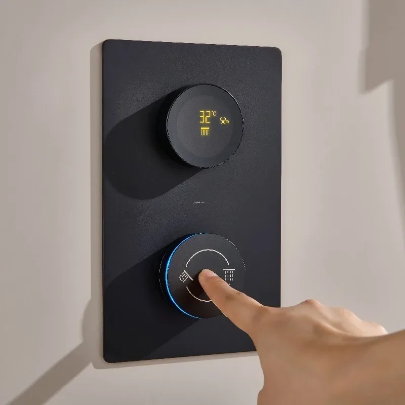 デジタルシャワーミキサー サーモスタット式隠蔽シャワーセット - App Home Improvement のレビューと価格