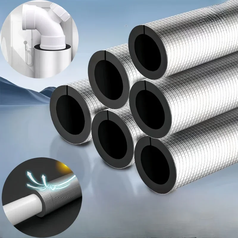 オープンスタイル自己粘着発泡パイプ断熱水道管空調アルミ箔断熱 - Pipe Insulation Foam のレビューと価格