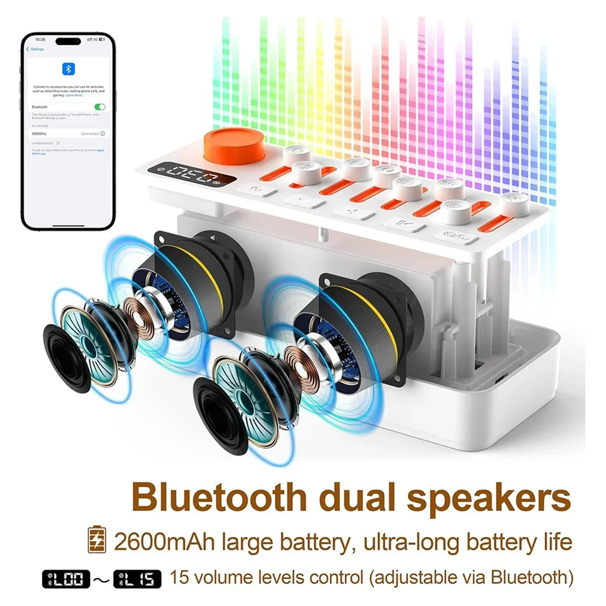 ワイヤレス家庭用 Bluetooth スピーカー ノイズ タ - Home Improvement Music のレビューと価格