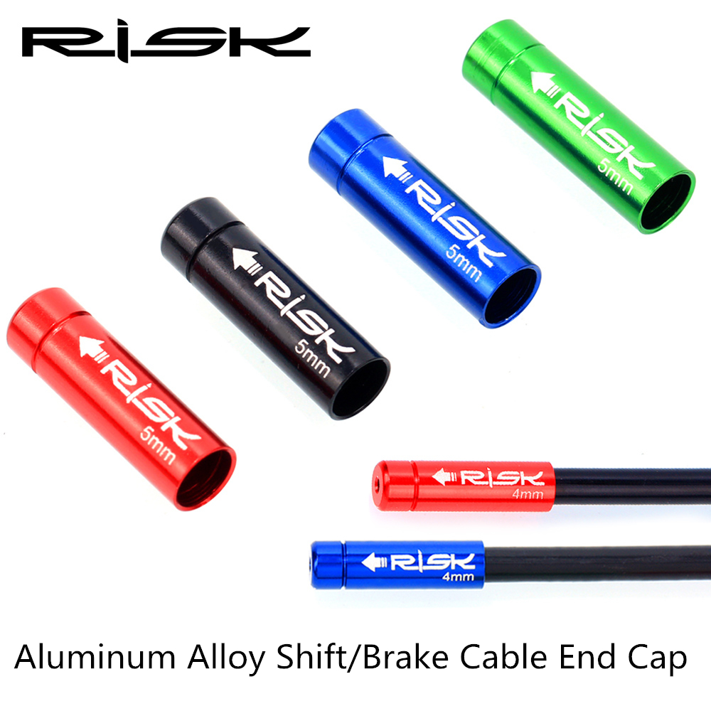 10個のアルミ合金バイクケーブルエンドキャップ、5mmブレー - Wire Connector Cap のレビューと価格