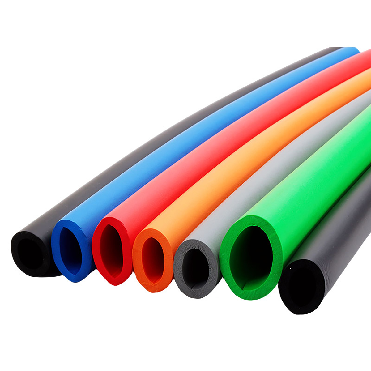 1 メートルのカラフルな NBR スポンジチューブ断熱滑らか - Pipe Insulation Foam のレビューと価格