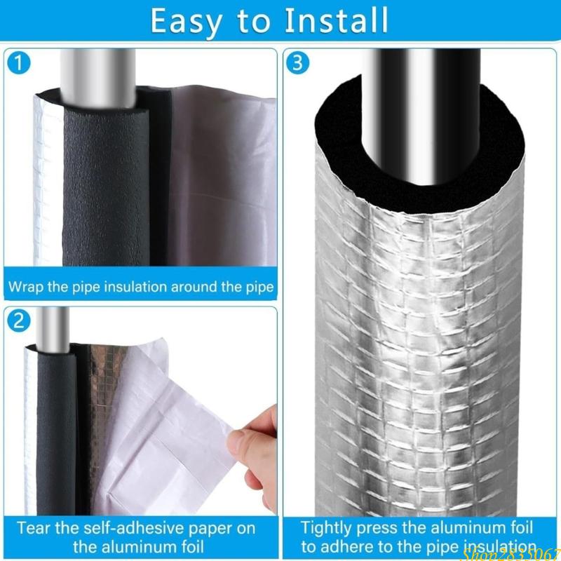 10 個のパイプ断熱フォームチューブ冬用パイプ 831F 用 - Pipe Insulation Foam のレビューと価格