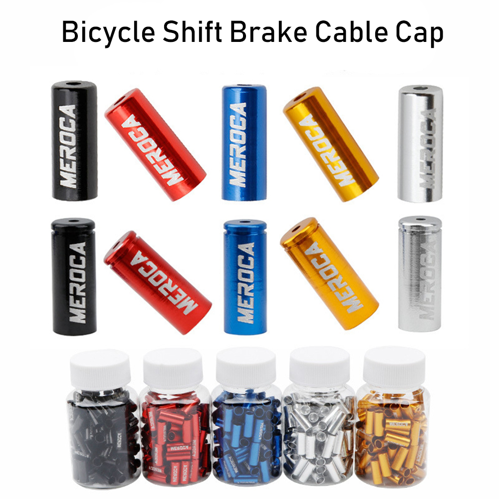 自転車ケーブルエンドキャップ,10個,4mm, 5mm,アク - Wire Connector Cap のレビューと価格