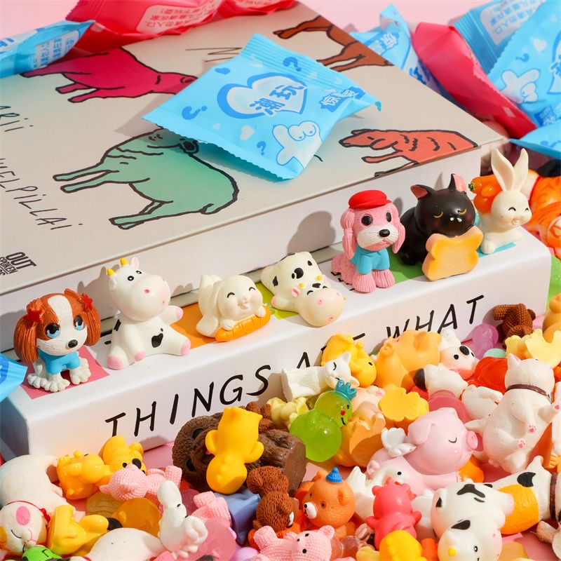 40 ピース/セットランダム漫画ブラインドボックス象動物ミニ - Home Improvement Hardware のレビューと価格