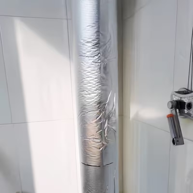 アルミ箔防水耐熱断熱シールド、屋根壁HVACダクトパイプ用ゴ - Pipe Insulation Foam のレビューと価格
