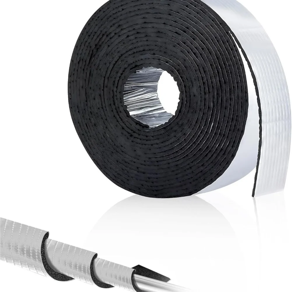 柔軟な屋外用パイプ断熱テープ 10cm x 10m アルミ箔 - Pipe Insulation Foam のレビューと価格