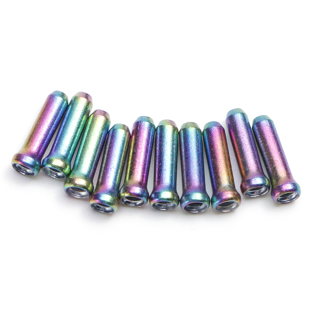 アルミ合金自転車ワイヤーエンドキャップ、カラーブレーキシフタ - Wire Connector Cap のレビューと価格