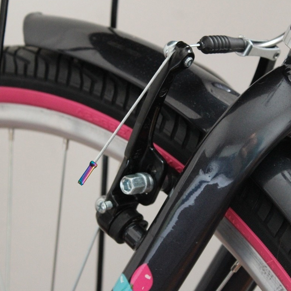 アルミ合金自転車ワイヤーエンドキャップ、カラーブレーキシフタ - Wire Connector Cap のレビューと価格